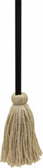 O-Cedar - White Deck Mop - 20" Long x 3-1/2" Wide Head, 48" Long Handle, Cotton Head - Benchmark Tooling