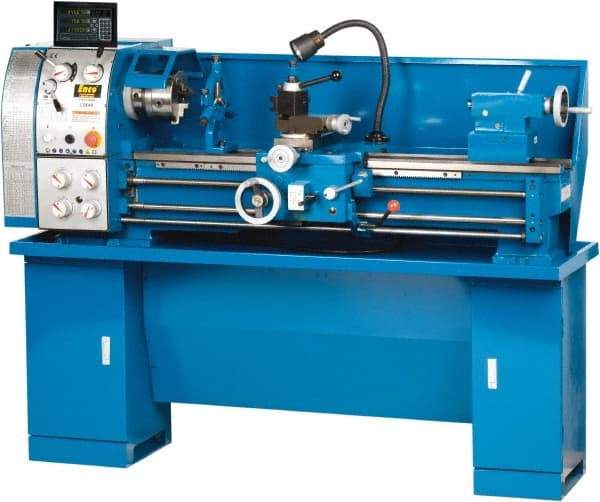 Enco - 13" Swing, 40" Between Centers, 220 Volt, Single Phase Bench Lathe - 5MT Taper, 1-1/2 hp, 65 to 1,810 RPM, 1-1/2" Bore Diam, 750mm Deep x 580mm High x 1,676mm Long - Benchmark Tooling