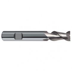 14mm Dia. - 83mm OAL - 45° Helix Bright Carbide End Mill - 2 FL - Benchmark Tooling