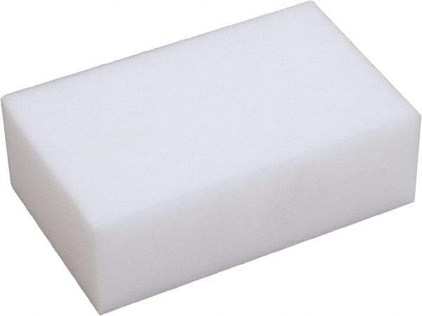 O-Cedar - 4-1/2" Long x 2-3/4" Wide x 1-1/2" Thick Eraser - Light-Duty, White - Benchmark Tooling