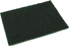 O-Cedar - 9" Long x 6" Wide x 1/2" Thick Scouring Pad - Heavy-Duty, Green - Benchmark Tooling