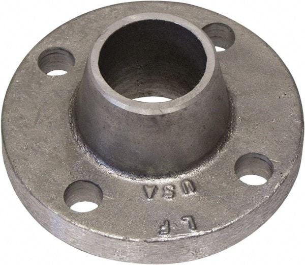 Latrobe Foundry - 2-1/2" Pipe, 7" OD, Weld Neck Aluminum Flange - 4 Holes, 5/8" Across Bolt Hole Centers, 150 psi, 2-3/4" Hub Length - Benchmark Tooling