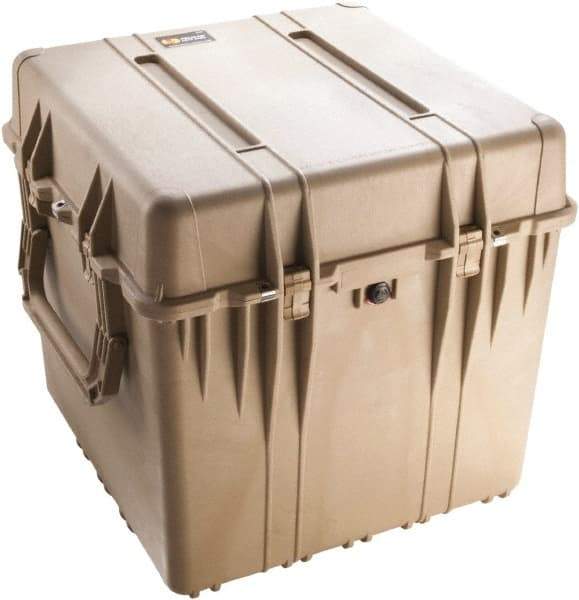 Pelican Products, Inc. - 26-1/2" Wide x 25-1/4" High, Cube Case - Tan, Polypropylene - Benchmark Tooling
