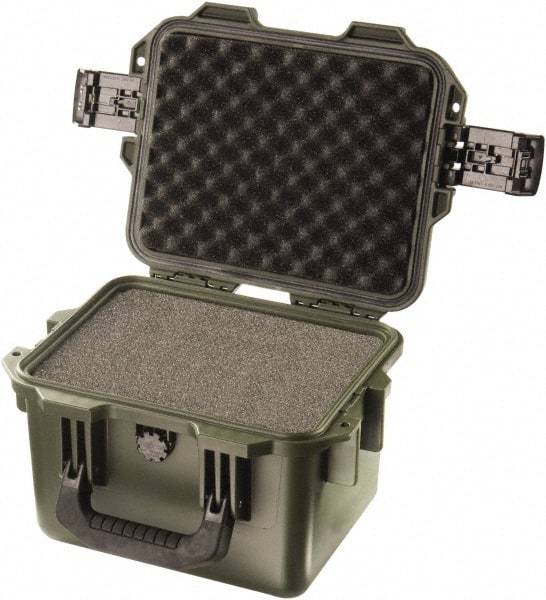 Pelican Products, Inc. - 9-51/64" Wide x 7-45/64" High, Clamshell Hard Case - Olive, HPX High Performance Resin - Benchmark Tooling