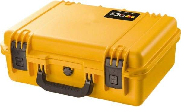 Pelican Products, Inc. - 13-13/32" Wide x 6-45/64" High, Clamshell Hard Case - Yellow, HPX High Performance Resin - Benchmark Tooling