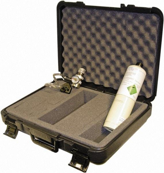 GfG - LEL, Oxygen, Carbon Monoxide Calibration Gas - Steel Cylinder, Includes Calibration Adapter, Tubing, 3-Way Calibration Gas, ABS Carrying Case & Fixed Flow Regulator - Benchmark Tooling