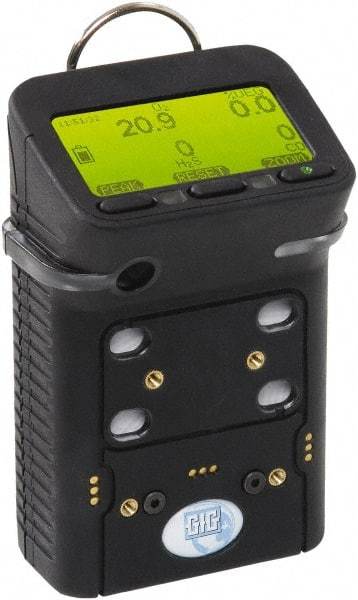 GfG - Audible, Vibration & Visual Alarm, LCD Display, Confined Space Monitor - Monitors LEL & Oxygen, -20 to 50°C Working Temp, CSA Listed - Benchmark Tooling