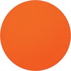 Norton - 20" Diam, 120 Grit Ceramic Adhesive PSA Disc - Medium Grade, Orange, Y Weighted Backing, Flexible - Benchmark Tooling