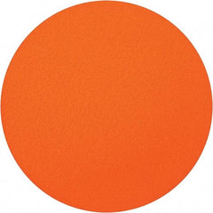 Norton - 20" Diam, 80 Grit Ceramic Adhesive PSA Disc - Coarse Grade, Orange, Y Weighted Backing, Flexible - Benchmark Tooling