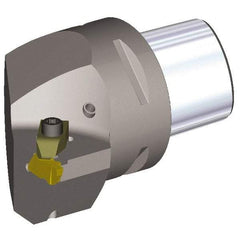 Kennametal - NG4R Insert, 52mm Head Length, Modular Grooving Cutting Unit Head - Left Hand Cut, System Size PSC50, Through Coolant, Series Top Notch - Benchmark Tooling