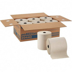 Georgia Pacific - Hard Roll of 1 Ply Brown Paper Towels - 8-1/4" Wide, 700' Roll Length - Benchmark Tooling