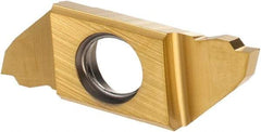 Iscar - 22150SCIR Grade IC1008, 1.5mm Cutting Width Carbide Grooving Insert - 5.51mm Max Depth of Cut, Right Hand, TiAlN/TiN Finish - Benchmark Tooling