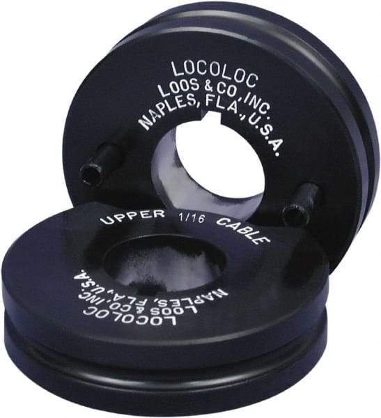 Loos & Co. - 1/8" Straight Shank Terminal Die - Metal/Black - Benchmark Tooling