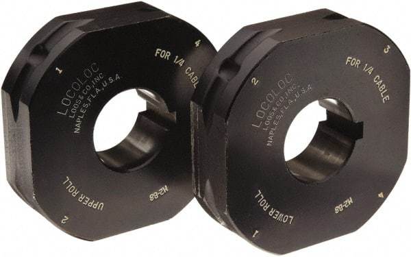 Loos & Co. - 1/16" Ball Terminal Roll Die - Metal/Black - Benchmark Tooling