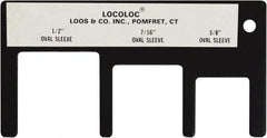 Loos & Co. - 3/8 to 1/2 Inch Range, Wire and Sheet Metal Gage - Use with Cable Sleeve Swaging - Benchmark Tooling