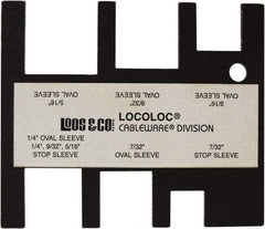 Loos & Co. - 7/32 to 5/16 Inch Range, Wire and Sheet Metal Gage - Use with Cable Sleeve Swaging - Benchmark Tooling