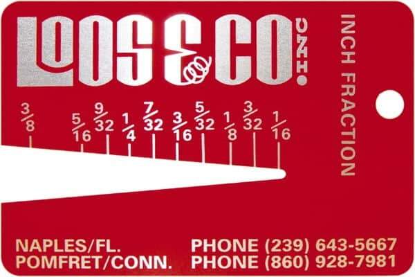 Loos & Co. - 1/16 to 3/8 Inch Range, Wire and Sheet Metal Gage - Use with Any Cable - Benchmark Tooling