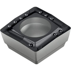 Walter - P4845 A57 Grade WKP25S Carbide Indexable Drill Insert - TiCN/Al2O3/TiN Finish, Square, 3/8" Inscribed Circle - Benchmark Tooling