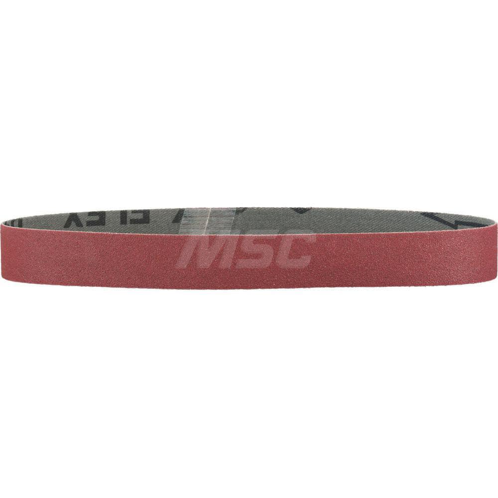 Abrasive Belt: 1-1/2″ Width, 30″ OAL, 240 Grit, Aluminum Oxide Coated, Dry