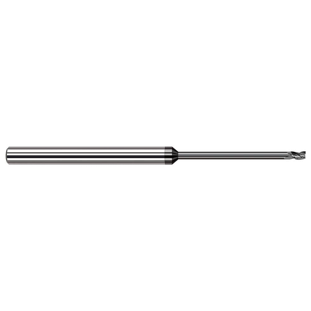 Harvey Tool - Square End Mills Mill Diameter (Decimal Inch): 0.0250 Length of Cut (Decimal Inch): 0.0370 - Benchmark Tooling