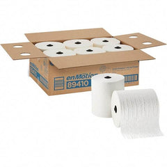 Georgia Pacific - Hard Roll of 1 Ply White Paper Towels - 8-1/4" Wide, 425' Roll Length - Benchmark Tooling