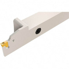 Iscar - External Thread, 1.8mm Min Groove Width, 120mm OAL, Right Hand Indexable Grooving Cutoff Toolholder - 20mm Shank Height x 20mm Shank Width, TAG Insert Style, TGT Toolholder Style, Series Tang-Grip - Benchmark Tooling