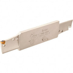 Iscar - 4" Groove Width, 27mm Max Depth of Cut, Right Hand Cut, TNFFA Indexable Grooving Blade - TNF-M Insert Style, Series TangFace - Benchmark Tooling