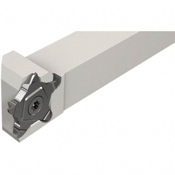 Iscar - External Thread, 0.5mm Min Groove Width, 120mm OAL, Left Hand Indexable Grooving Cutoff Toolholder - 20mm Shank Height x 20mm Shank Width, PENTA 24N Insert Style, PCH Toolholder Style, Series PentaCut - Benchmark Tooling