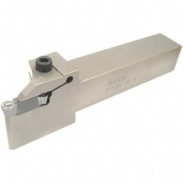 Iscar - FSHD, External, Right Hand, 25.5mm Max Depth of Cut, 8mm Max Groove Width, Indexable Grooving Tool Holder - FSPA 80-40.. Insert Compatibility, 25mm Shank Height, 25mm Shank Width, 170mm OAL - Benchmark Tooling