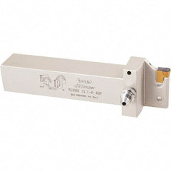 Iscar - External Thread, 0.98" Max Depth of Cut, 7" OAL, Right Hand Indexable Grooving Cutoff Toolholder - 1-1/4" Shank Height x 1-1/4" Shank Width, TAG Insert Style, TGBH Toolholder Style, Series Tang-Grip - Benchmark Tooling