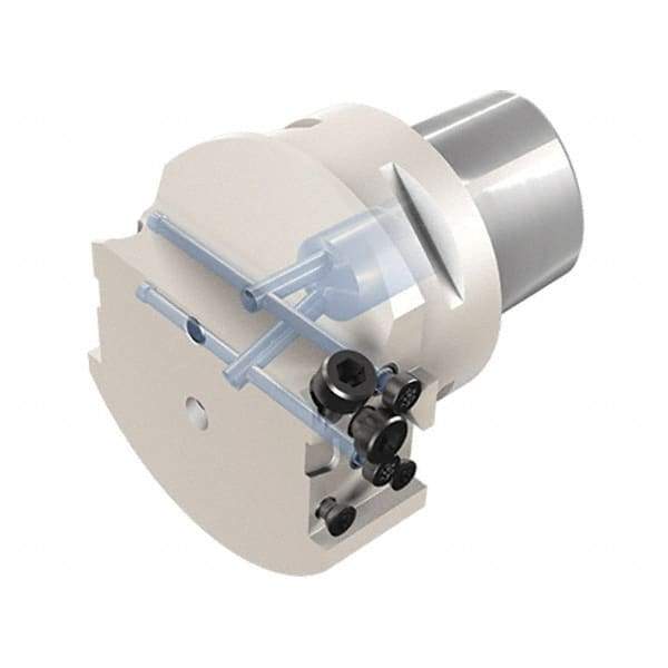 Iscar - MAH, External, Right Hand, Indexable Grooving Tool Holder - 25mm Shank Height, 25mm Shank Width, 130mm OAL, Through Coolant - Benchmark Tooling