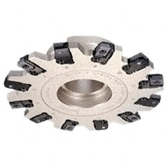 Iscar - Shell Mount Connection, 0.413" Cutting Width, 44mm Depth of Cut, 160mm Cutter Diam, 40mm Hole Diam, 12 Tooth Indexable Slotting Cutter - FDN-CALN12 Toolholder, LNET Insert, Right Hand Cutting Direction - Benchmark Tooling