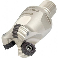 Iscar - 40mm Cutting Diam, 6mm Max Depth of Cut, Modular Connection Indexable Copy End Mill - 4 Inserts, RCMT/RCCT-MO, RCMT/RCMW/RCCW-FW, RCMW/RCCW-MO Insert, ERW-M Toolholder, Through Coolant - Benchmark Tooling