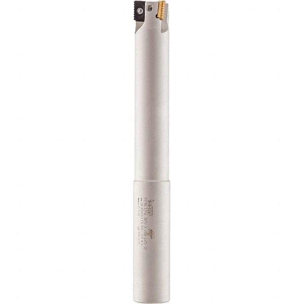 Iscar - 1-1/2" Cut Diam, 0.708" Max Depth of Cut, 1-1/4" Shank Diam, 6-1/2" OAL, Indexable Square Shoulder End Mill - P290 AC.T 1806.. Inserts, Weldon Shank, 0° Lead Angle, Through Coolant, Series MillShred - Benchmark Tooling