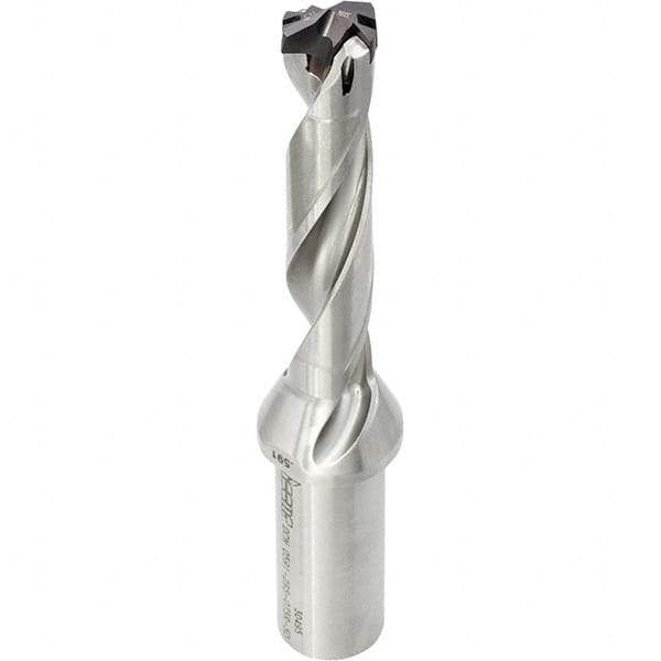 Iscar - 1-1/2" Max Diam, 5xD, 7-1/2" Max Drill Depth, 1-1/2" Shank Diam, 11.77" OAL, Replaceable Tip Drill - HCP-IQ, ICG, ICP, SOGT-W Insert, MNC Toolholder, Series CombiCham - Benchmark Tooling