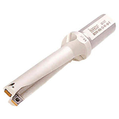 Iscar - 56mm Max Drill Depth, 4xD, 14mm Diam, Indexable Insert Drill - 2 Inserts, 20mm Shank Diam, Straight Shank - Benchmark Tooling