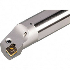 Iscar - 2.36" Min Bore Diam, 14" OAL, 1-1/2" Shank Diam, A-PCLN Indexable Boring Bar - 2" Max Bore Depth, CNMX 1207.. Insert, Clamp Holding Method - Benchmark Tooling