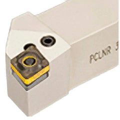 Iscar - PCLN, Right Hand Cut, 32mm Shank Height x 32mm Shank Width, Negative Rake Indexable Turning Toolholder - 170mm OAL, CNMX Insert Compatibility, Series Heliturn - Benchmark Tooling