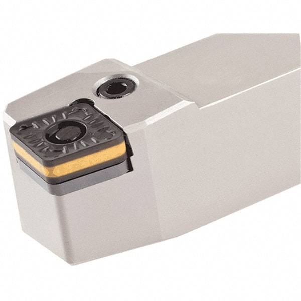 Iscar - PCBO, Right Hand Cut, 75° Lead Angle, 32mm Shank Height x 32mm Shank Width, Negative Rake Indexable Turning Toolholder - 170mm OAL, COMG 1906.. Insert Compatibility, Series DoveIQTurn - Benchmark Tooling