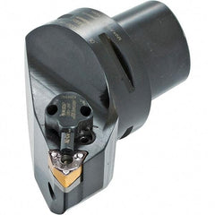 Iscar - Left Hand Cut, Size C6, WNMX Insert Compatiblity, External Modular Turning & Profiling Cutting Unit Head - 45mm Ctr to Cutting Edge, 65mm Head Length, Series Isoturn - Benchmark Tooling