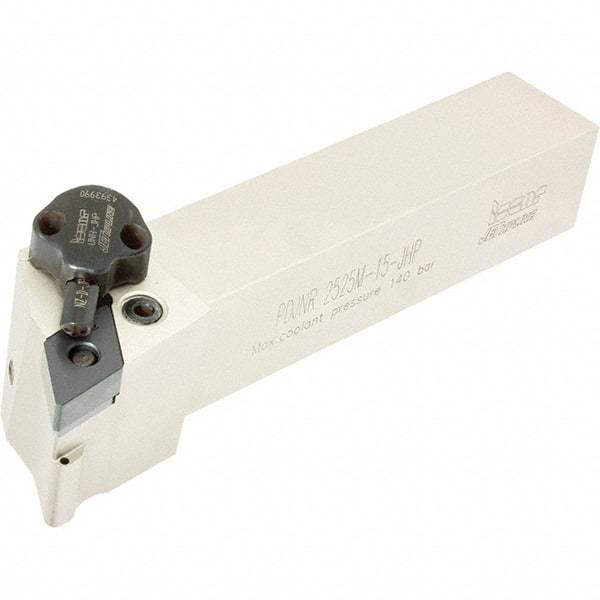 Iscar - PDJN, Left Hand Cut, 93° Lead Angle, 1-1/4" Shank Height x 1-1/4" Shank Width, Negative Rake Indexable Turning Toolholder - 6" OAL, DN.. Insert Compatibility, Series Isoturn - Benchmark Tooling