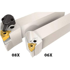 Iscar - PWLN, Left Hand Cut, 25mm Shank Height x 25mm Shank Width, Negative Rake Indexable Turning Toolholder - 150mm OAL, WNM.. Insert Compatibility, Series Heliturn - Benchmark Tooling