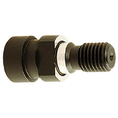 Iscar - DIN69871-40 Taper, M16x2 Thread, 15° Angle Radius, Standard Retention Knob - 2.0866" OAL, 0.8307" Knob Diam, 63/64" from Knob to Flange - Exact Industrial Supply