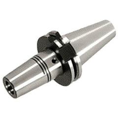 Iscar - 25mm Hole Diam, DIN69871-40 Taper Shank Shrink Fit Tool Holder & Adapter - 100mm Projection, 44mm Nose Diam, 58mm Clamping Depth, 25,000 RPM, Through Coolant - Exact Industrial Supply