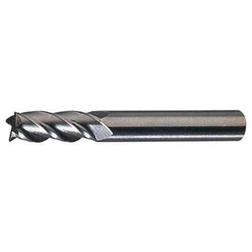 ‎1/8″ × 3/16″ × 3/8″ × 1-1/2″ RHS / RHC HSS HSS Single End 4-Flute Center Cutting End Mill - Bright