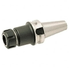 Iscar - 150mm Projection, BT50 Taper Shank, ER16 Collet Chuck - 0.0001" TIR, Through-Spindle - Exact Industrial Supply