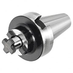 Iscar - BT40 Taper Shank 32mm Pilot Diam Shell Mill Holder - 60mm Flange to Nose End Projection, 66mm Nose Diam, Through-Spindle Coolant - Exact Industrial Supply