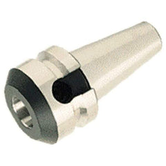Iscar - BT40 Taper Shank 16mm Hole End Mill Holder/Adapter - 48mm Nose Diam, 45mm Projection, Through-Spindle Coolant - Exact Industrial Supply