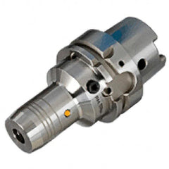 Iscar - HSK63A Taper Shank, 8mm Hole Diam, Hydraulic Tool Holder/Chuck - 25mm Nose Diam, 80mm Projection, 37mm Clamp Depth, 15,000 RPM, Through Coolant - Exact Industrial Supply