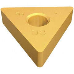 Iscar - TNMA331 Grade IC428 Carbide Turning Insert - TiC/Al2O3 Finish, 60° Triangle, 3/8" Inscr Circle, 3/16" Thick, 1/64" Corner Radius - Benchmark Tooling